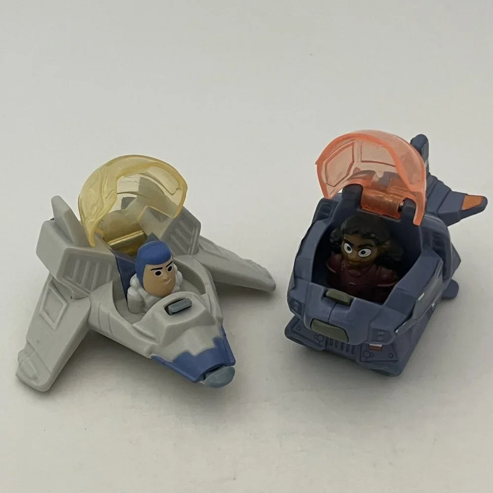 2022 McDonalds Happy Meal Toys Disney Pixar Lightyear Buzz And Izzy Ship Figures